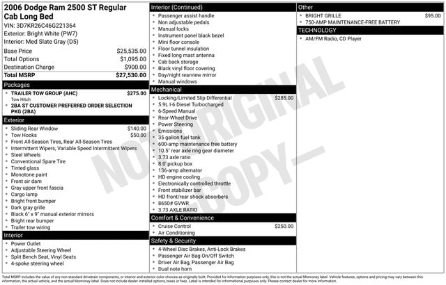 Thumbnail: 2006 Dodge Ram 2500 - 4