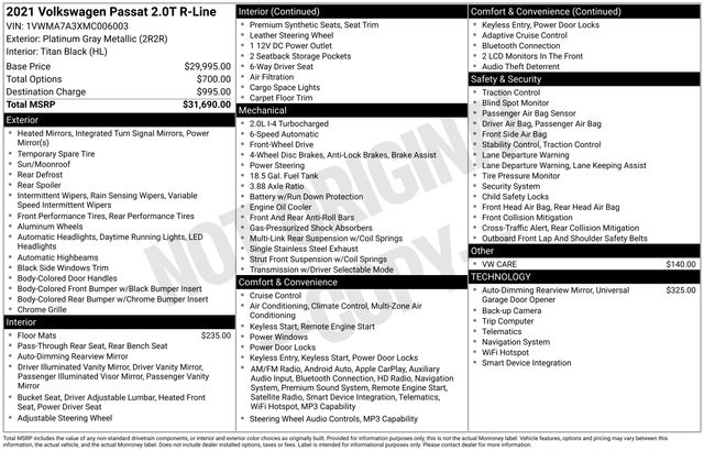 Thumbnail: 2021 Volkswagen Passat - 4