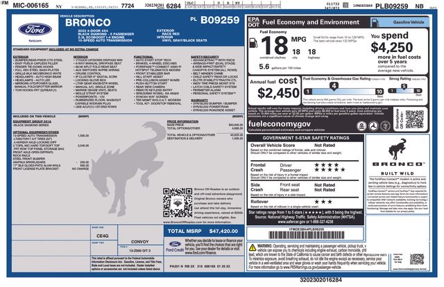 Thumbnail: 2023 Ford Bronco - 4