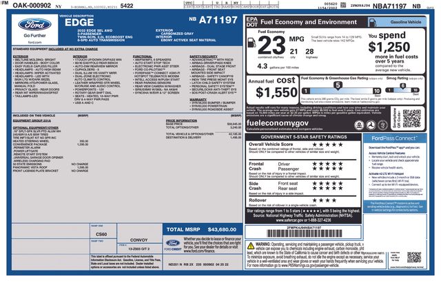 Thumbnail: 2022 Ford Edge - 4