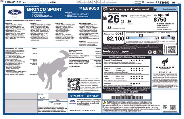Thumbnail: 2024 Ford Bronco Sport - 4