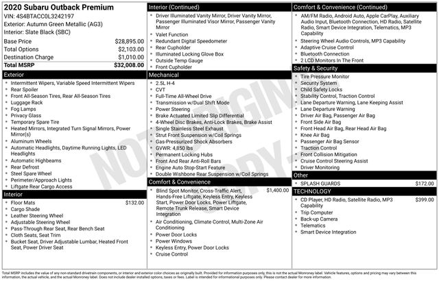 Thumbnail: 2020 Subaru Outback - 4