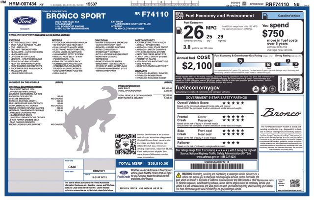 Thumbnail: 2024 Ford Bronco Sport - 4
