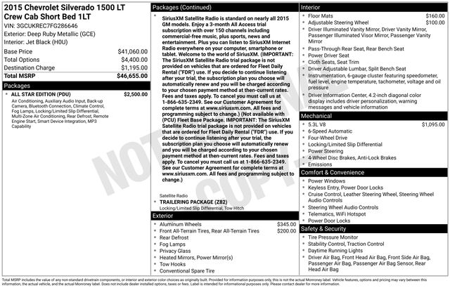 Thumbnail: 2015 Chevrolet Silverado 1500 - 4