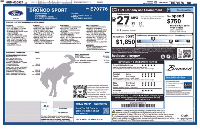 Thumbnail: 2026 Ford Bronco Sport - 4