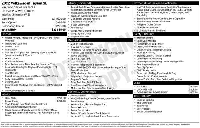 Thumbnail: 2022 Volkswagen Tiguan - 4