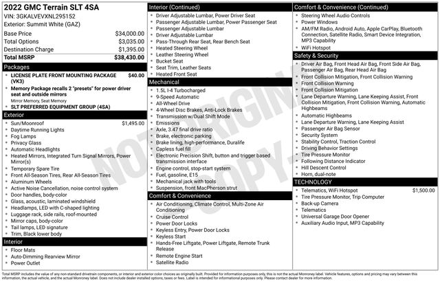 Thumbnail: 2022 GMC Terrain - 4