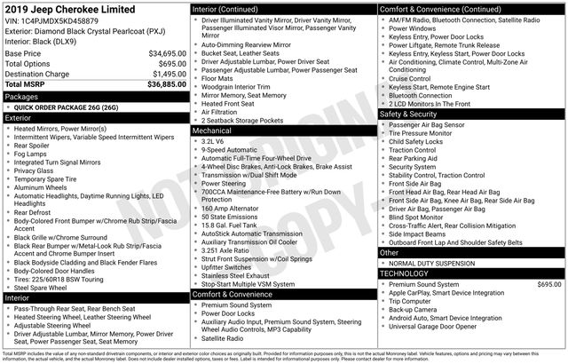 Thumbnail: 2019 Jeep Cherokee - 4