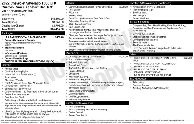 Thumbnail: 2022 Chevrolet Silverado 1500 - 4