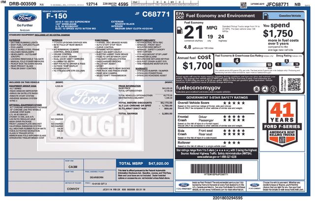 Thumbnail: 2018 Ford F-150 - 4