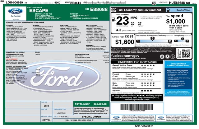 Thumbnail: 2017 Ford Escape - 4