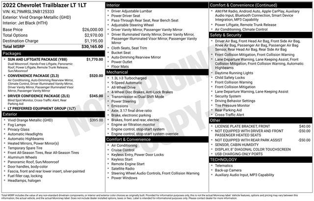 Thumbnail: 2022 Chevrolet TrailBlazer - 4