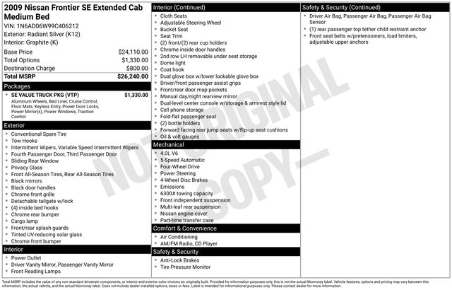 Thumbnail: 2009 Nissan Frontier - 4