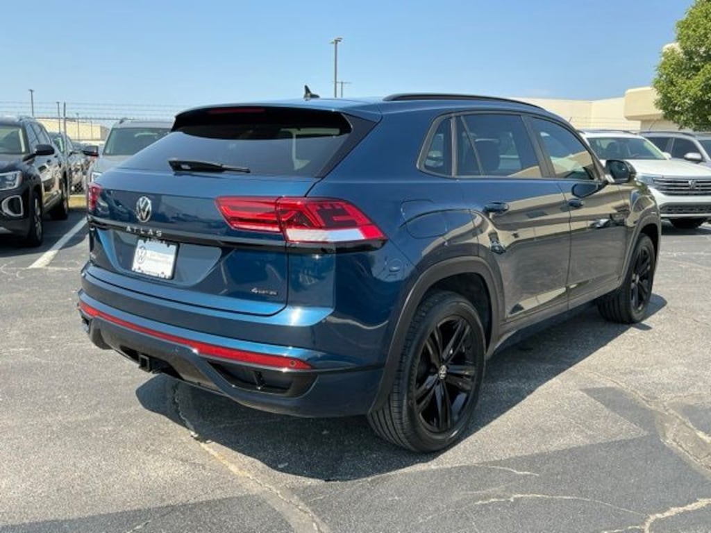 Certified 2023 Volkswagen Atlas Cross Sport 3.6L V6 SEL R-Line Black SUV