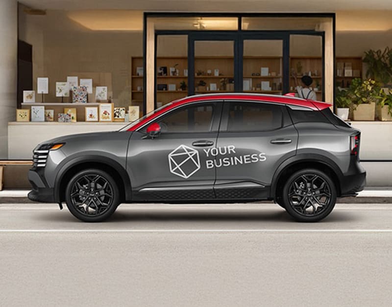 Add Your Logo to Vehicle