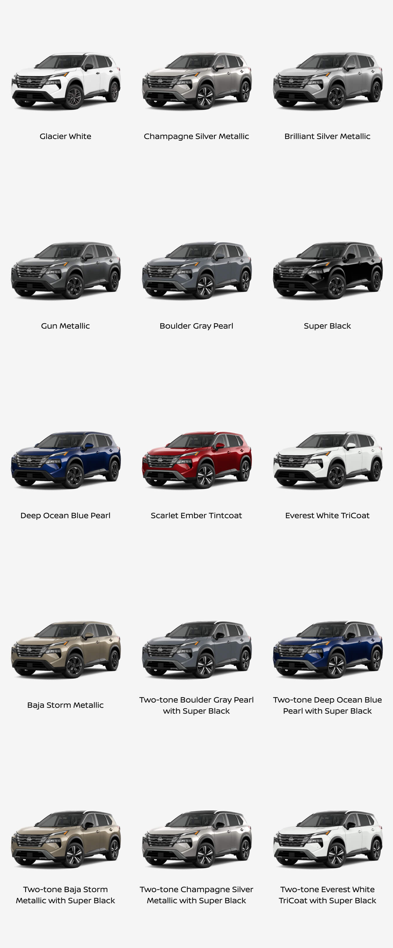 Nissan Rogue Colors: Exterior & Interior Color Options