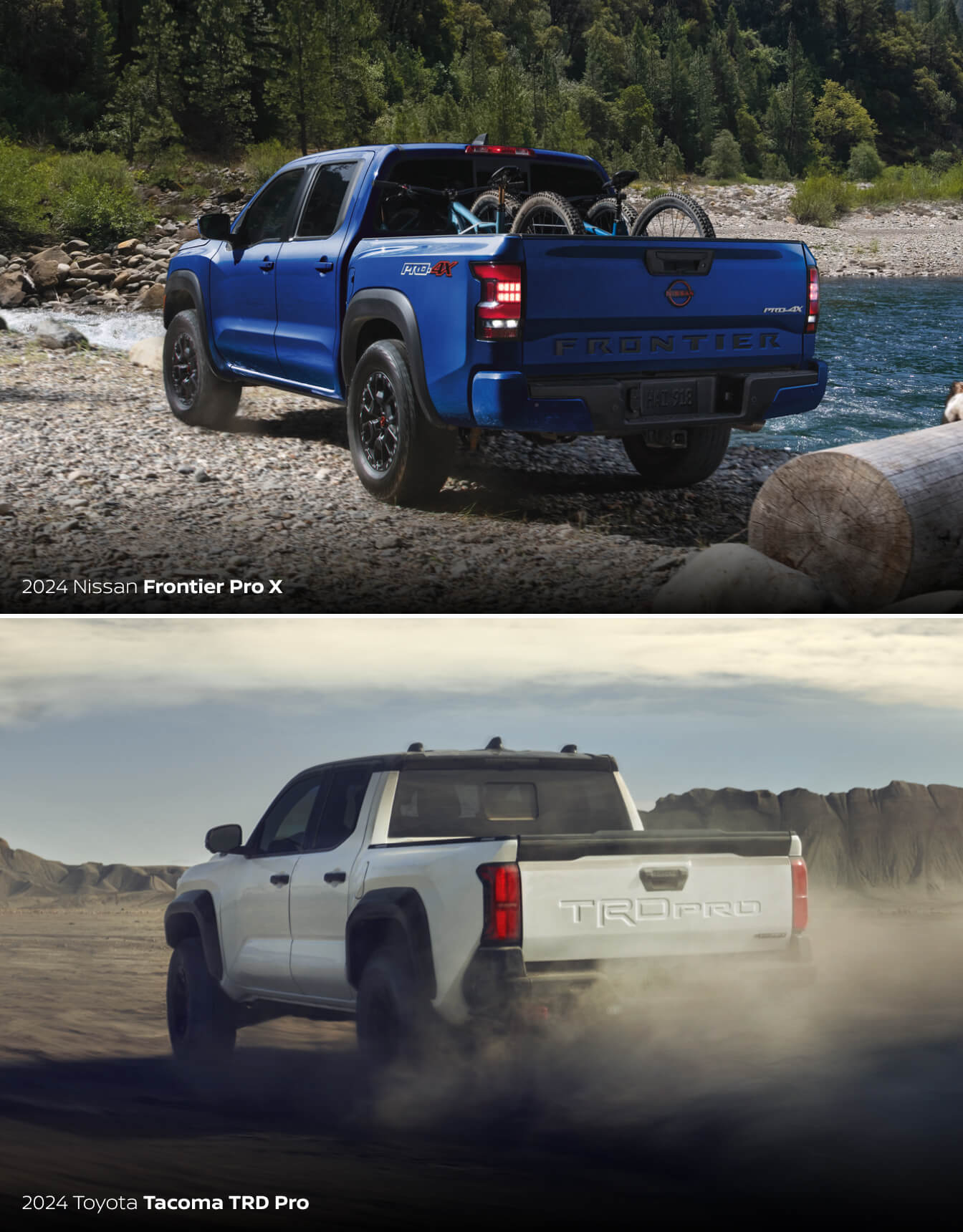 Nissan Frontier vs. Toyota Tacoma Specs