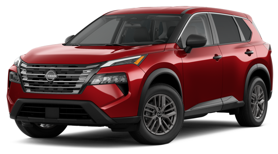 red 2025 Nissan Rogue S