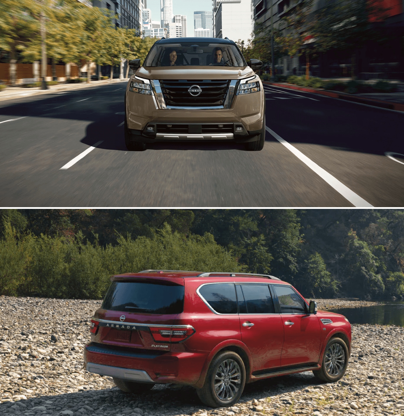 Nissan SUVs With Third Row Seating Nissan Pathfinder Vs. Armada