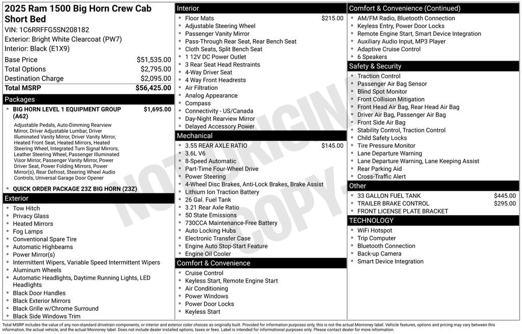 2025 RAM 1500 Big Horn/Lone Star - Photo 7