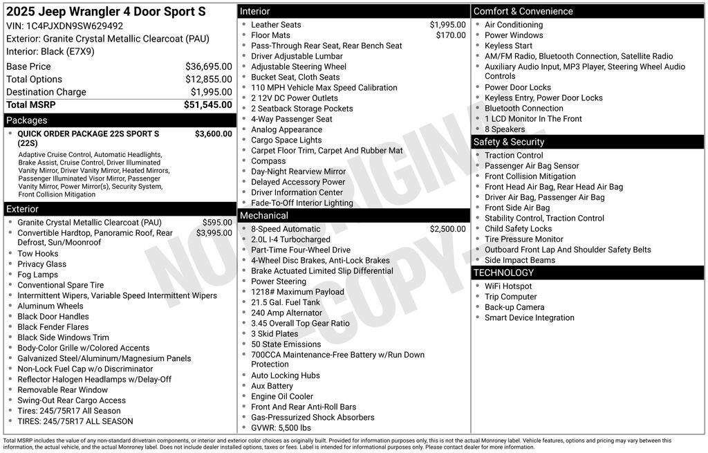 2025 Jeep Wrangler 4-Door Sport S - Photo 7