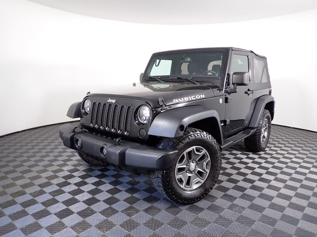 Used 2014 Jeep Wrangler Rubicon with VIN 1C4BJWCG0EL163156 for sale in Logan, OH