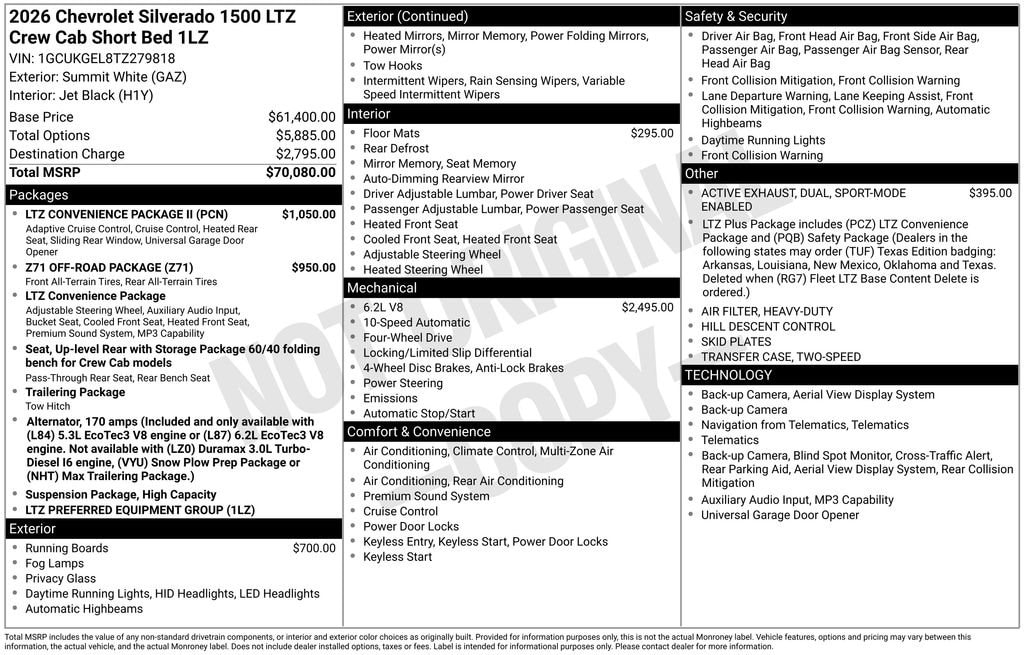 2026 Chevrolet Silverado 1500 LTZ - Photo 7