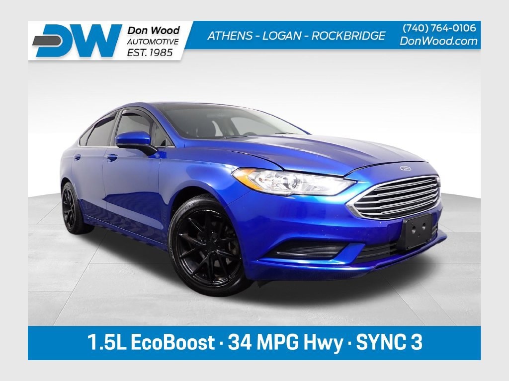 Used 2017 Ford Fusion SE with VIN 3FA6P0HD5HR404197 for sale in Logan, OH