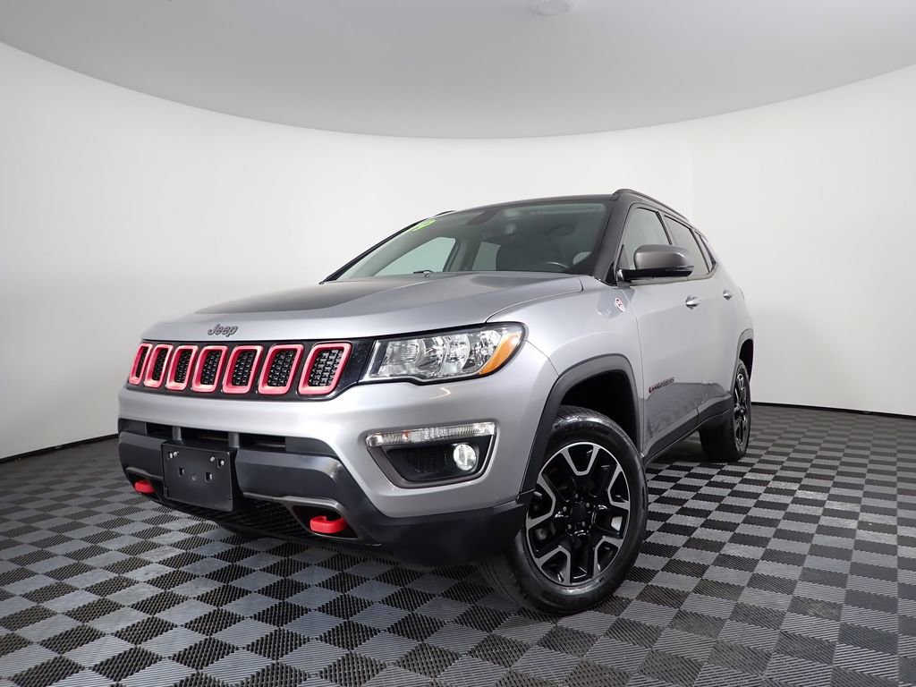 Used 2019 Jeep Compass Trailhawk with VIN 3C4NJDDB5KT671000 for sale in Logan, OH