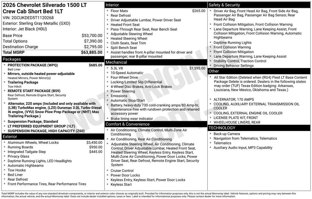 2026 Chevrolet Silverado 1500 LT - Photo 7
