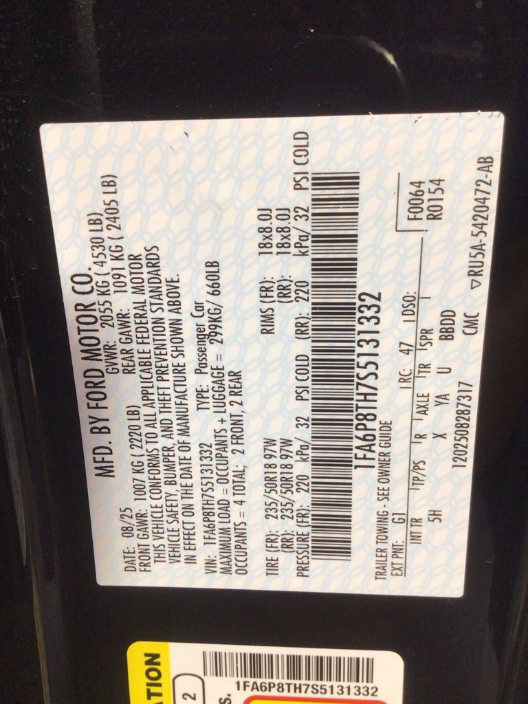 2025 Ford Mustang EcoBoost Premium Fastback - Photo 37