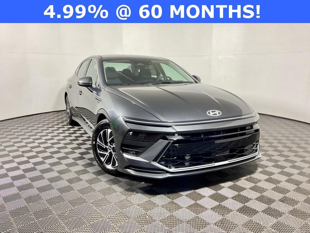 New 2026 Hyundai Sonata Hybrid Blue Sedan