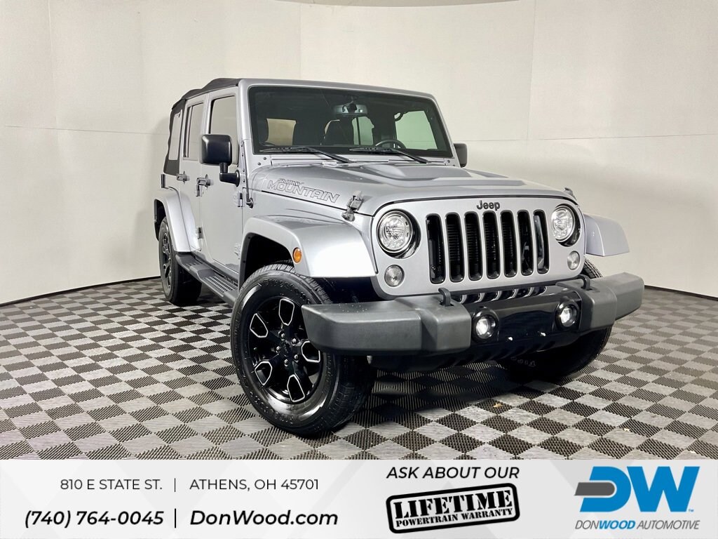 Used 2017 Jeep Wrangler Unlimited Smoky Mountain Smoky Mountain 4x4 *Ltd Avail*