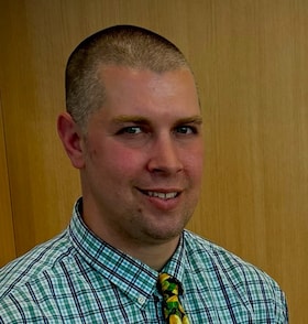 Staff member Chris Thompson from a80291897eba