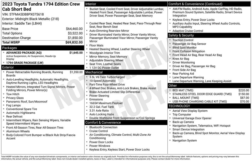 2023 Toyota Tundra 1794 Edition - Photo 7