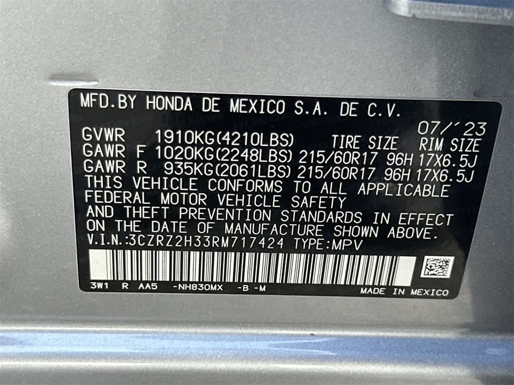 Thumbnail: 2024 Honda HR-V - 29