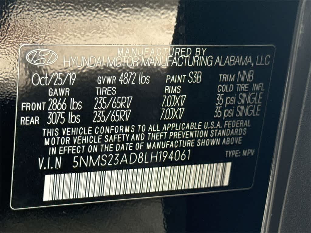 2020 Hyundai Santa Fe SE 28