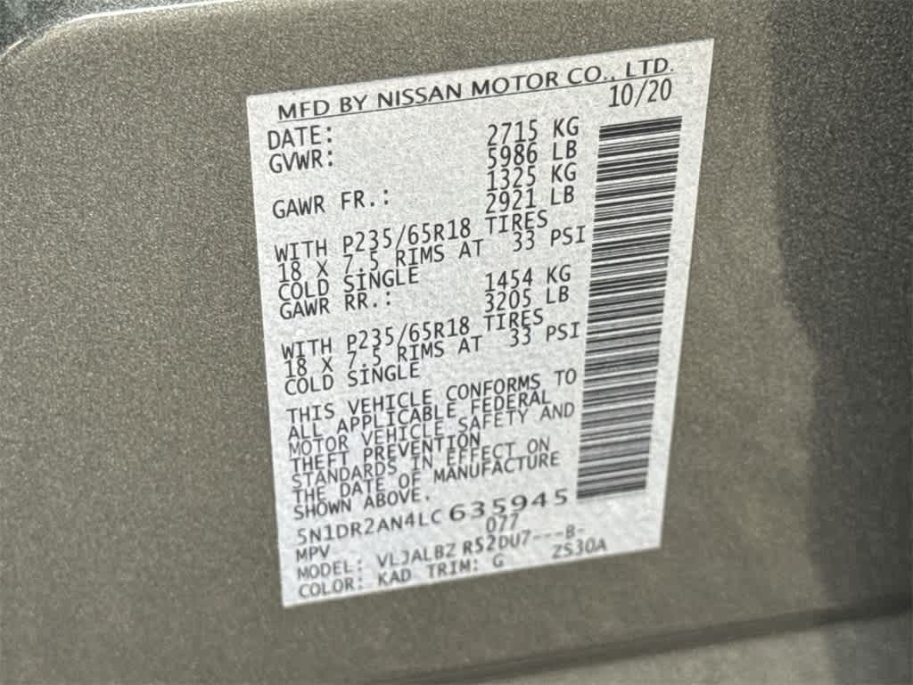 Thumbnail: 2020 Nissan Pathfinder - 29