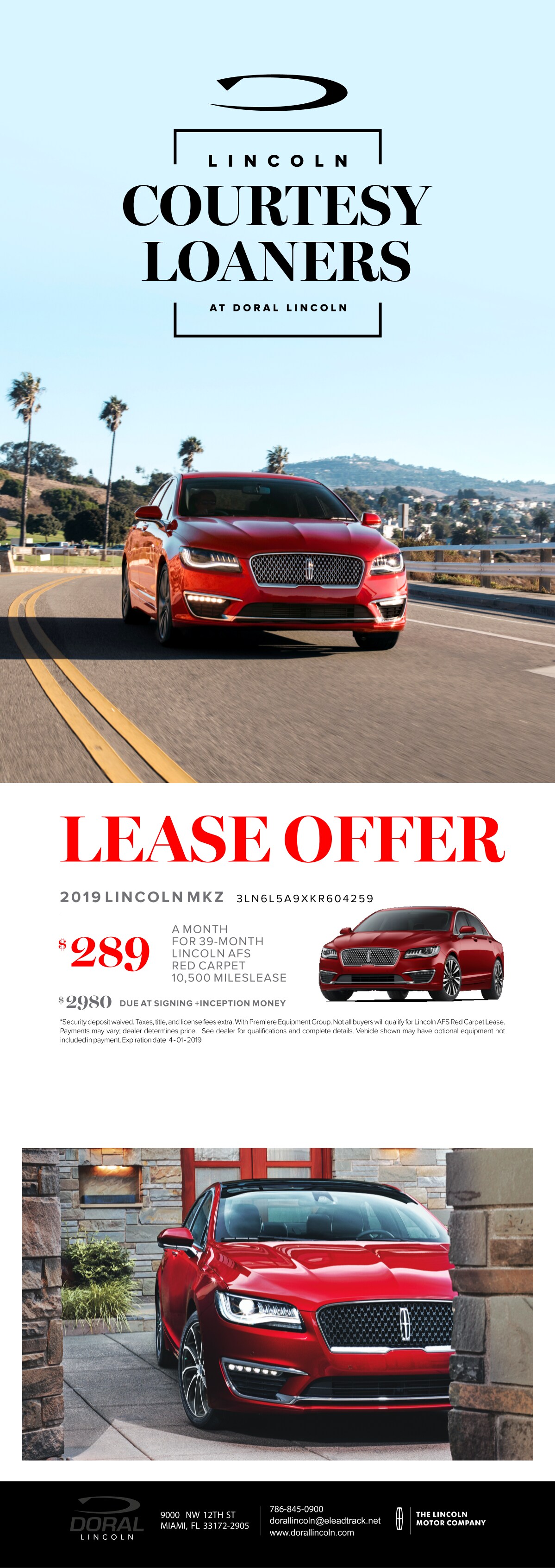 Lincoln Courtesy Vehicles | Doral Lincoln