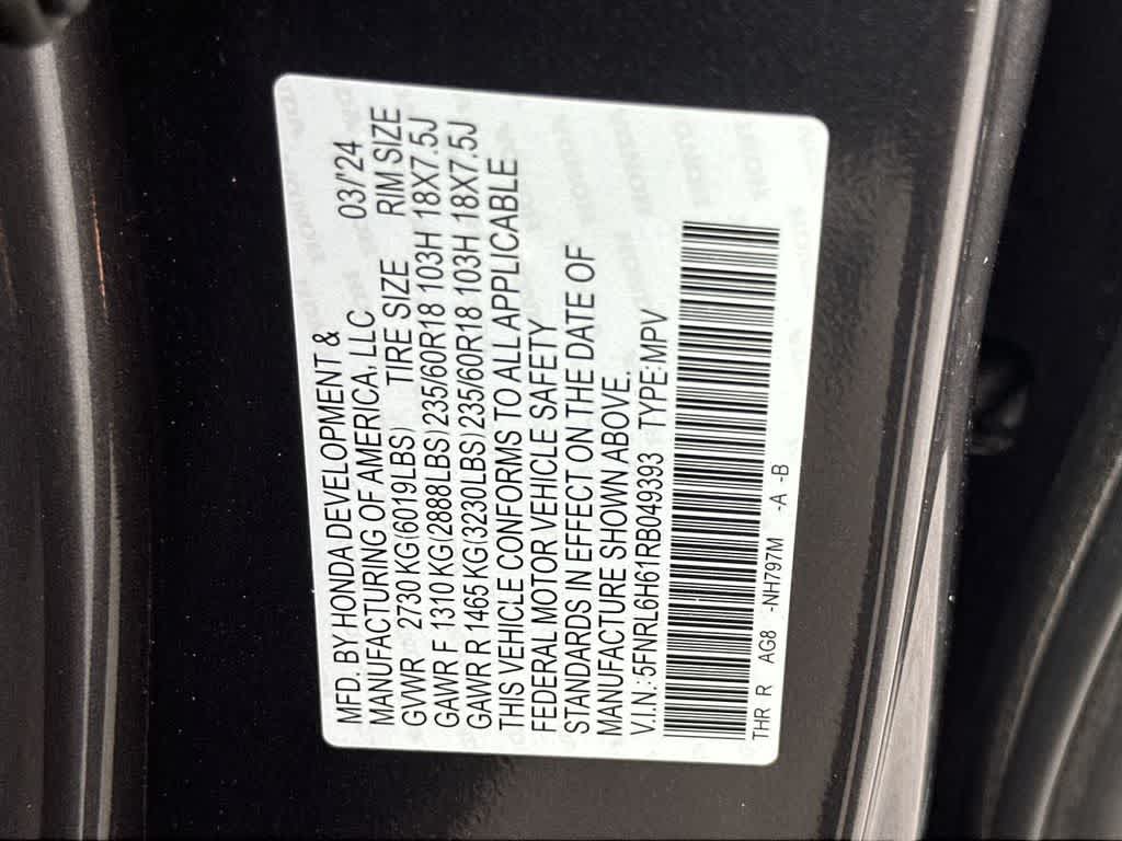 Thumbnail: 2024 Honda Odyssey - 29