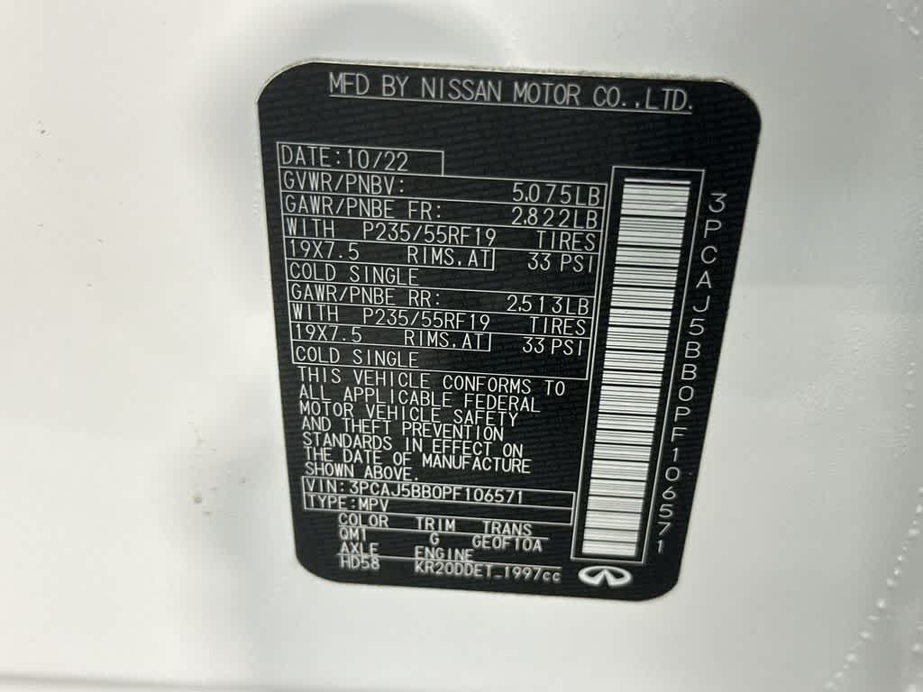 Thumbnail: 2023 INFINITI QX50 - 29