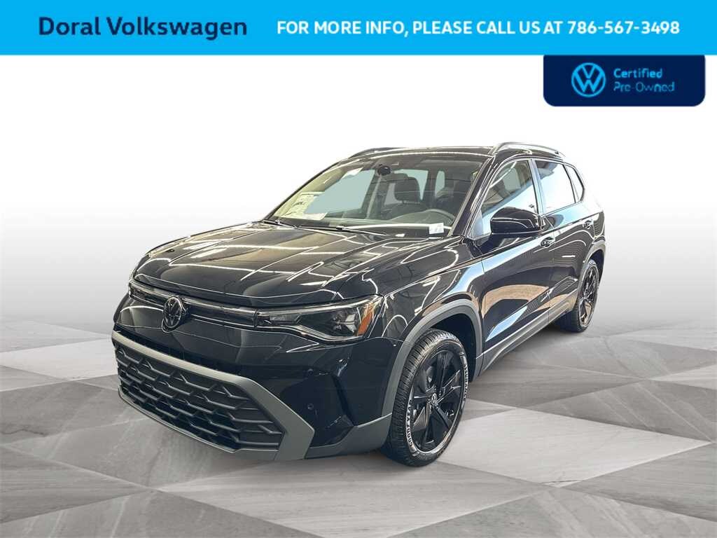 Used 2025 Volkswagen Taos SE Black SUV