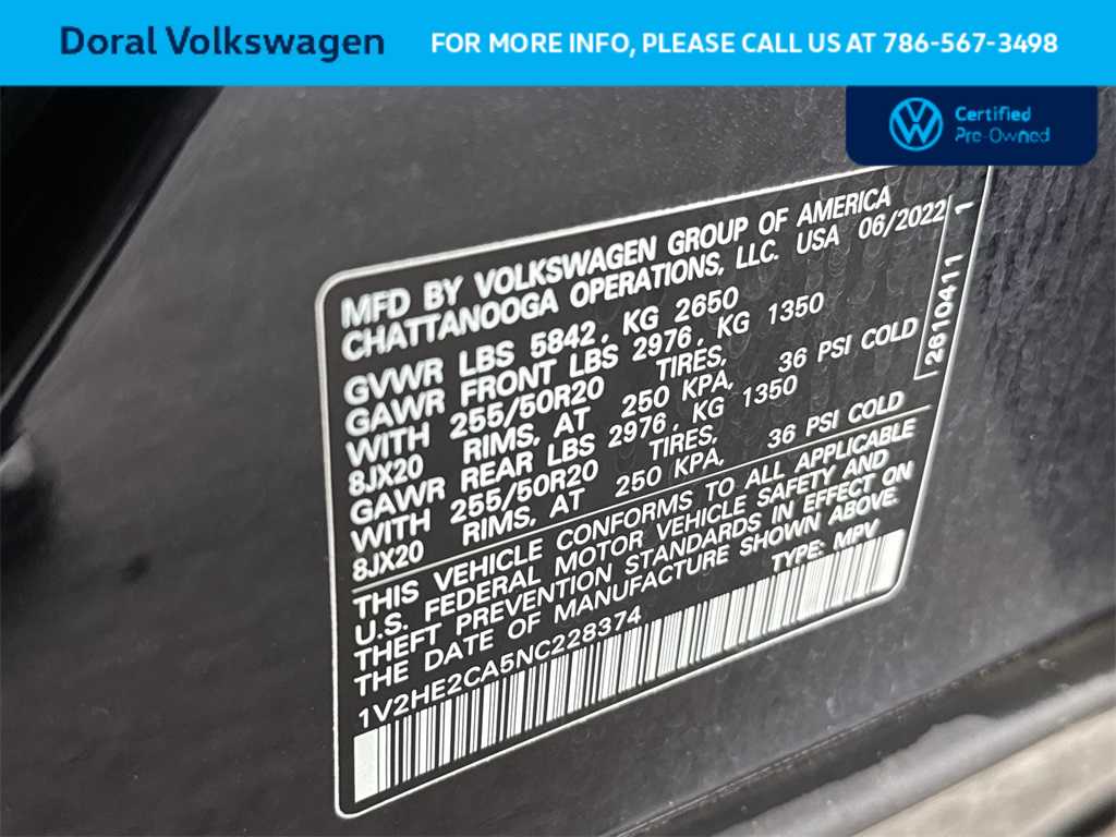 Thumbnail: 2022 Volkswagen Atlas - 29