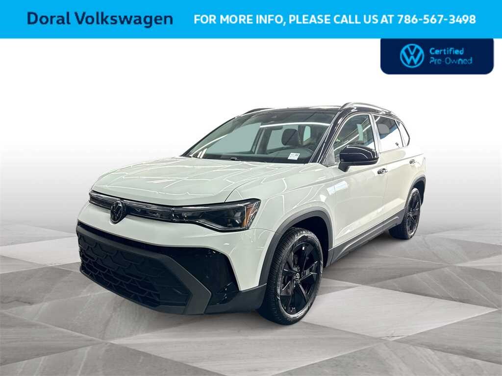 Used 2025 Volkswagen Taos SE Black SUV