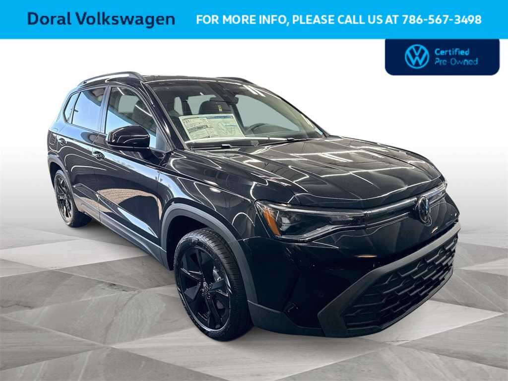 Used 2025 Volkswagen Taos SE Black SUV