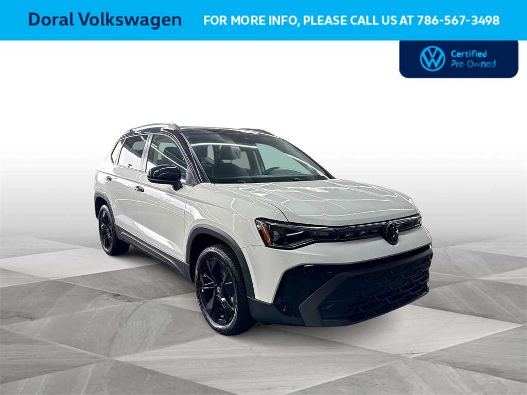 Used 2025 Volkswagen Taos SE Black SUV