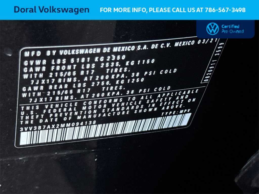 Thumbnail: 2021 Volkswagen Tiguan - 29