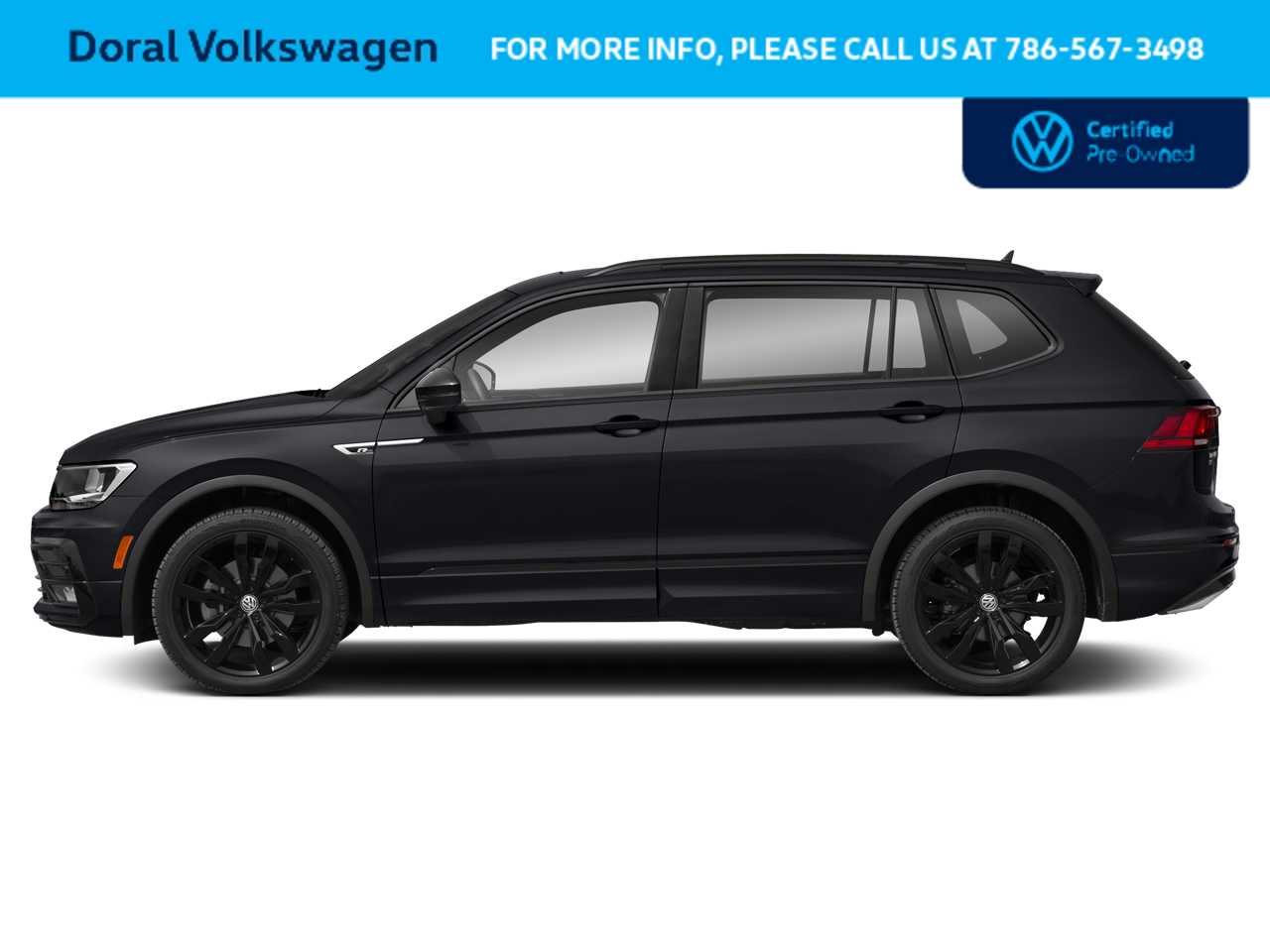 2020 Volkswagen Tiguan SE R-Line Black 3