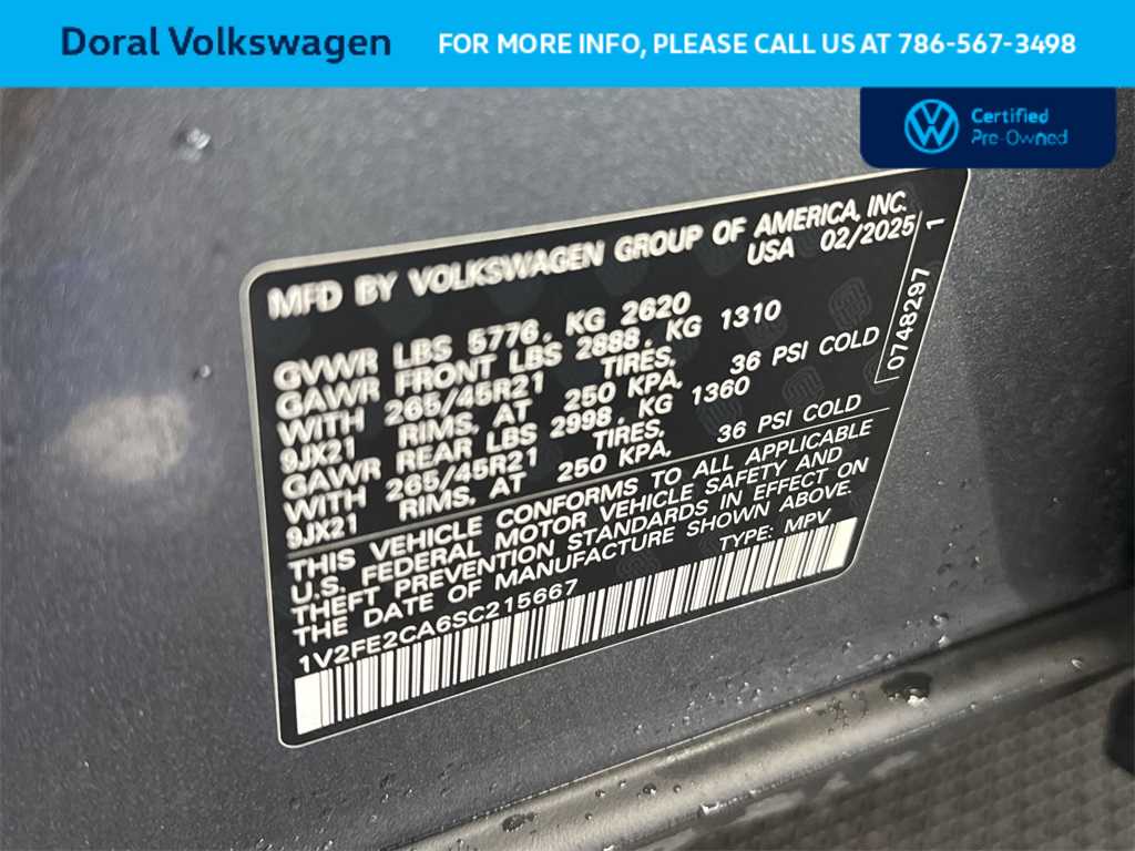 Thumbnail: 2025 Volkswagen Atlas - 29