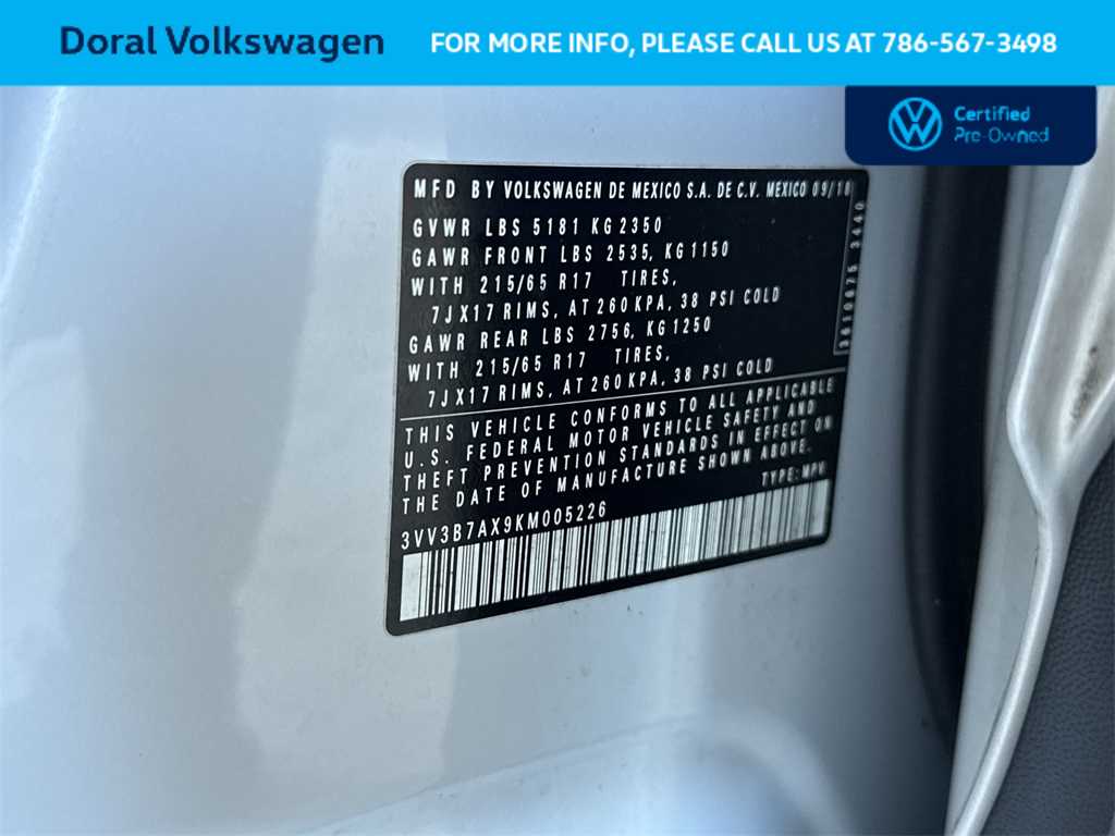 Thumbnail: 2019 Volkswagen Tiguan - 29